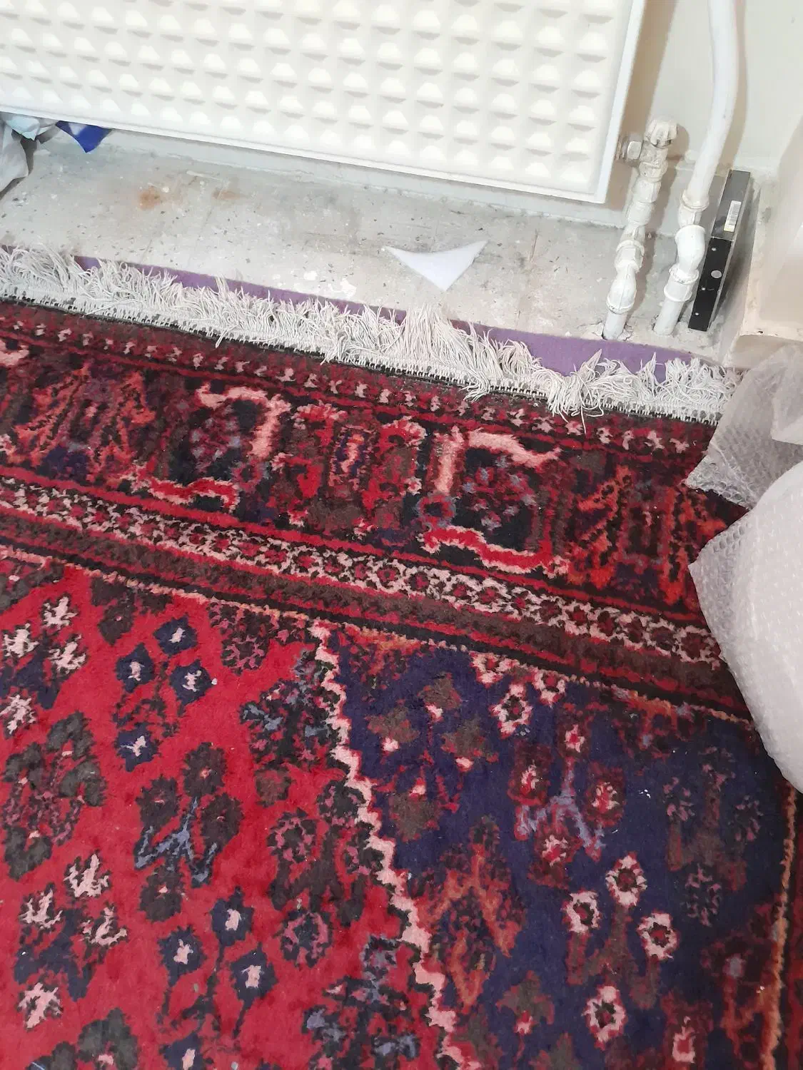 فرش دسنباف  عتیقه|فرش|سرخه حصار, |دیوار