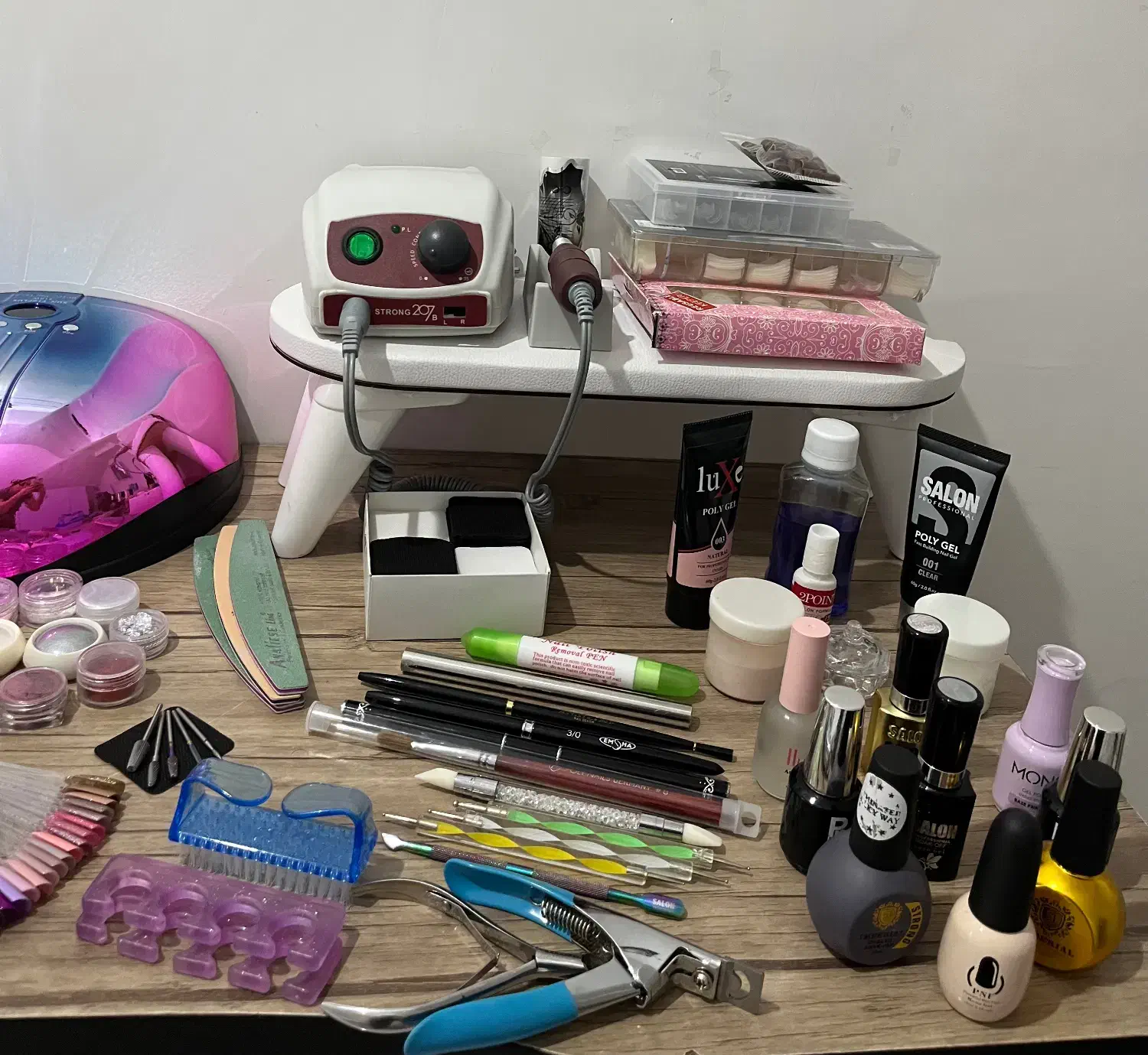 وسایل کامل کاشت ناخن|آرایشی، بهداشتی، درمانی|تبریز, |دیوار