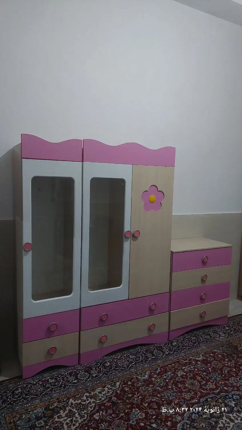 سرویس خواب کودک و نوجوان در حد نو|تخت و سرویس خواب|رفسنجان, |دیوار