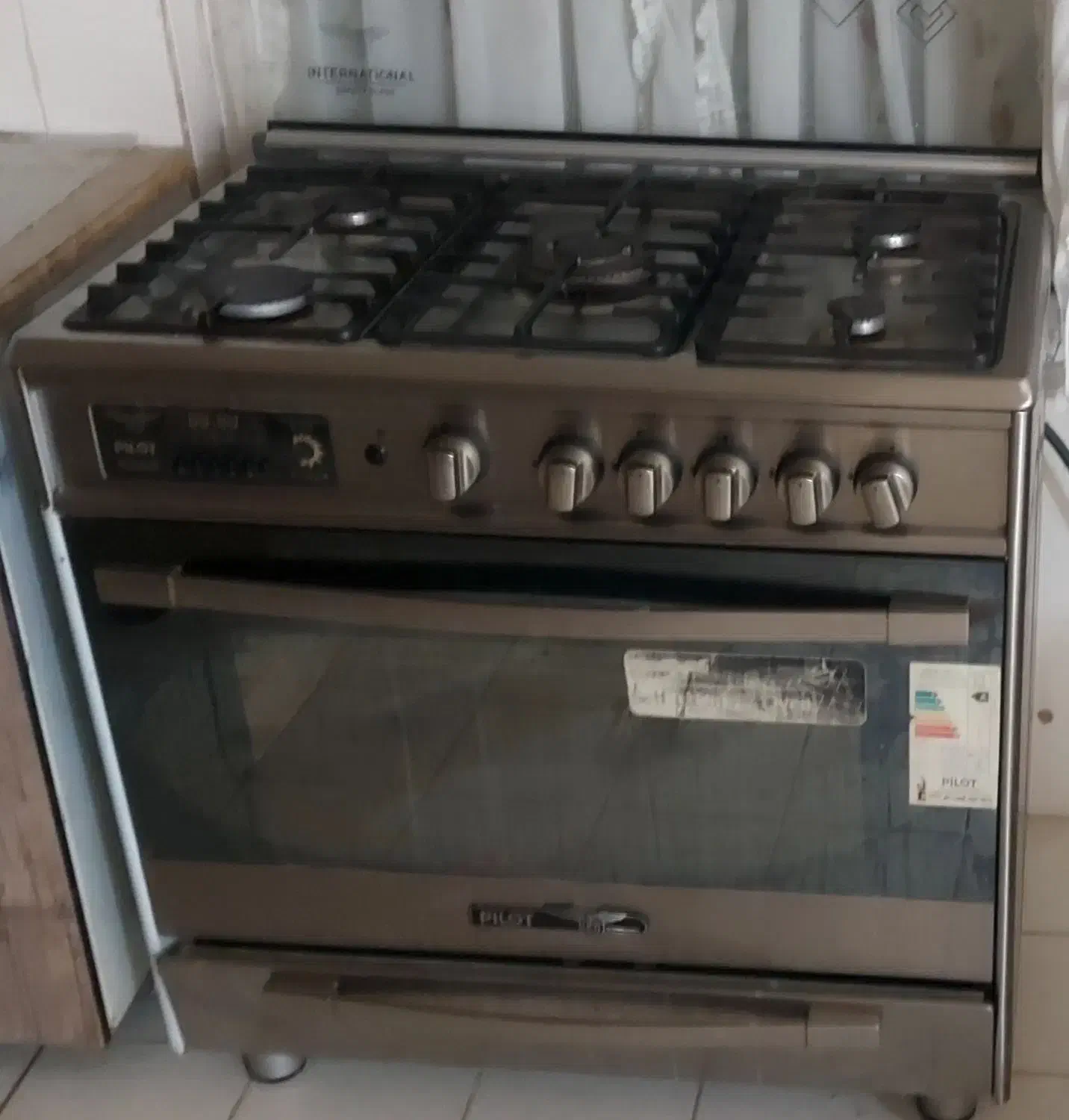 اجاق گاز ۵ شعله فر دار پیلوت|اجاق گاز و لوازم برقی پختوپز|بندر کنگان, |دیوار