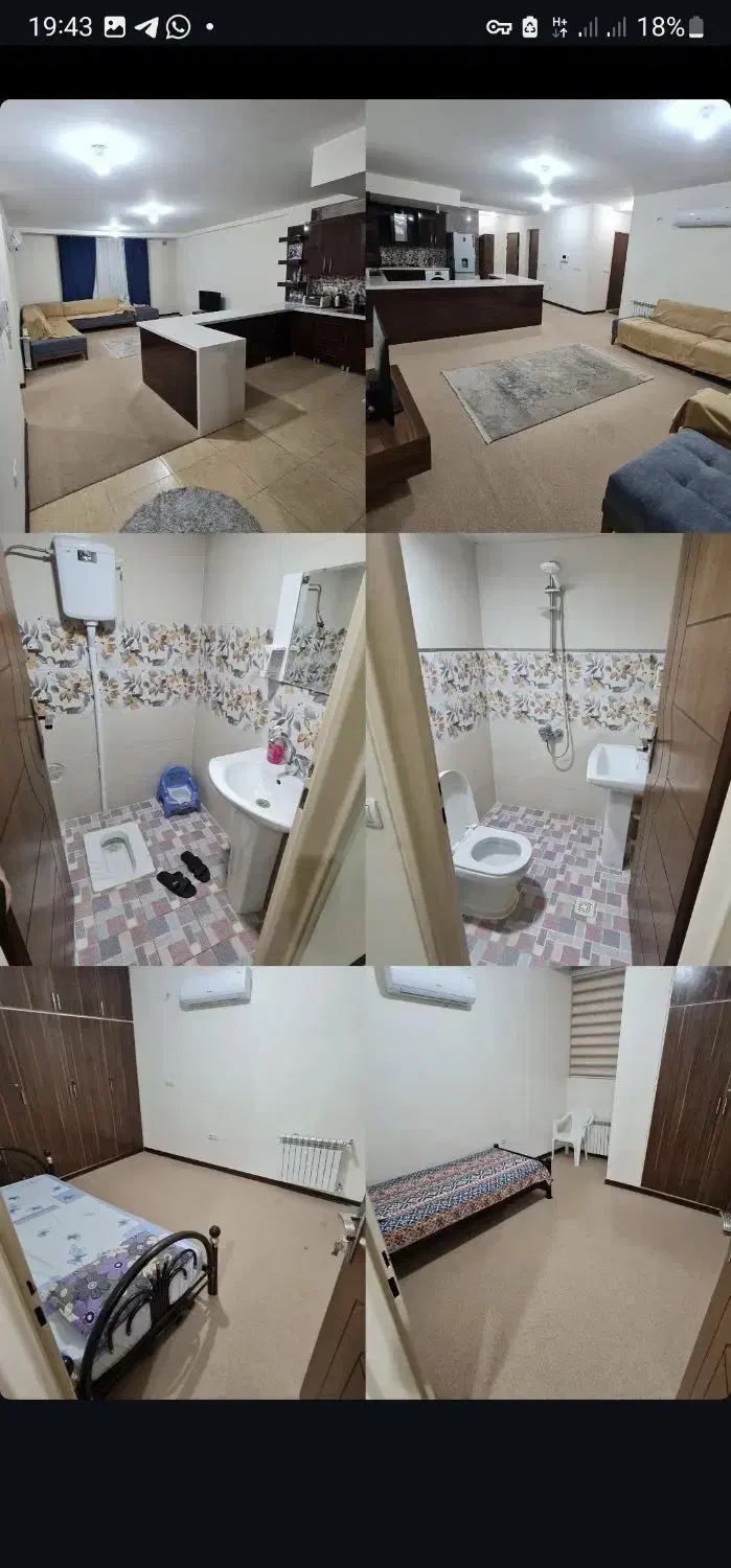 اجاره روزانه سوئیت و آپارتمان تمیز در مرکز شهر|اجارهٔ کوتاهمدت آپارتمان و سوئیت|شیراز, انجیر|دیوار