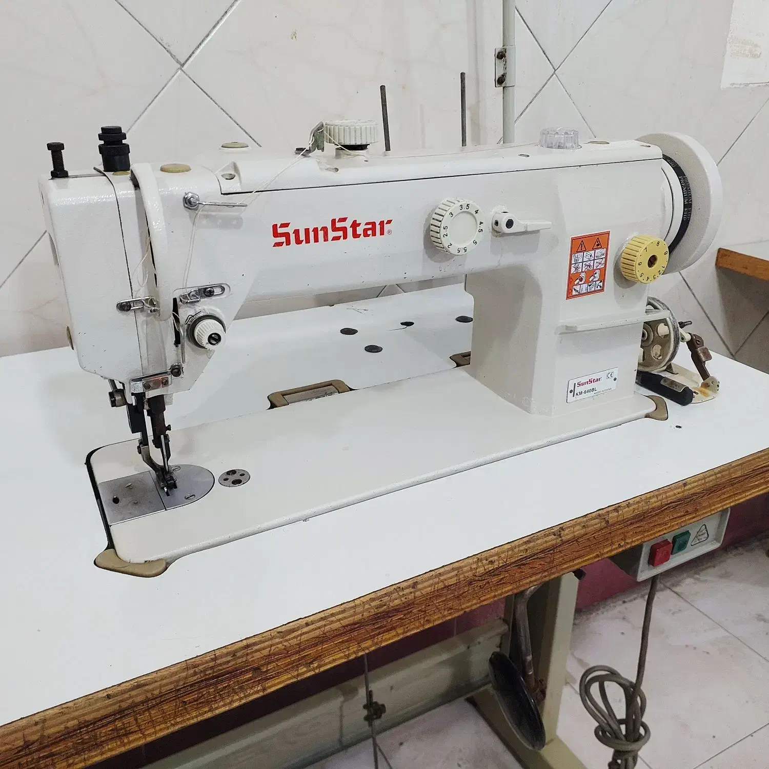 چرخ دوپایه تنهبلند سان استار سه درجه دهنه بزرگ|چرخ خیاطی و ریسندگی|تهران, سجاد|دیوار