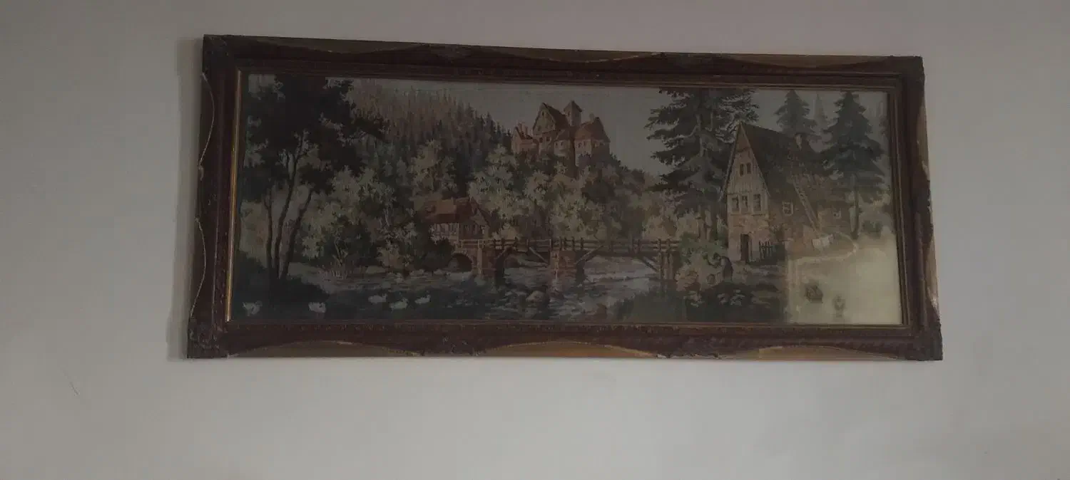 دو عدد قاب بزرگ منظره به فروش میرسد|تابلو فرش|زابل, |دیوار