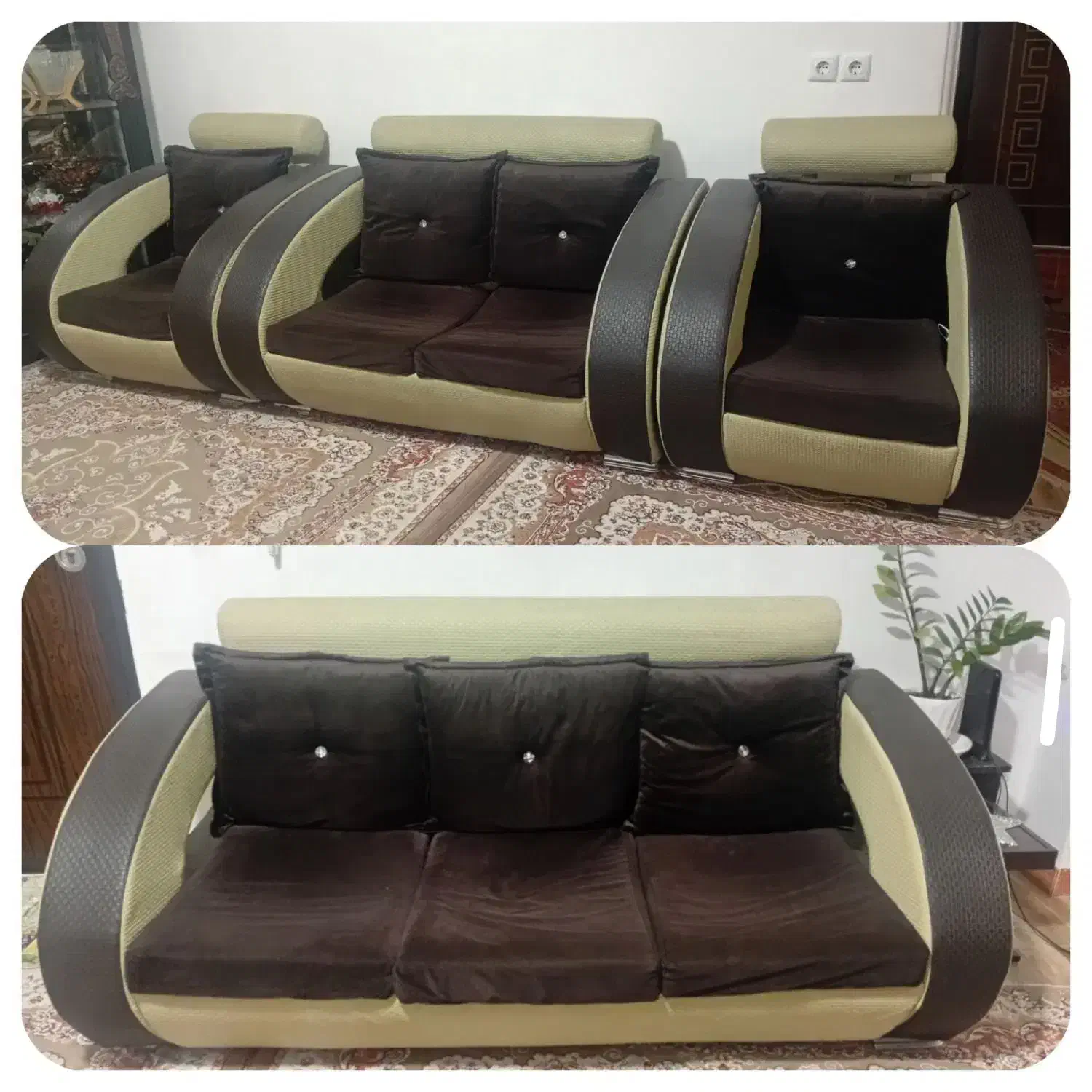 مبل ۷ نفره|مبلمان خانگی و میز عسلی|لاهیجان, انقلاب|دیوار