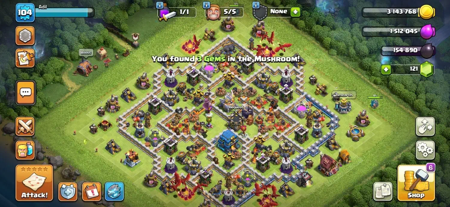 اکانت کلش تان هال ۱۲ در حال مکس شدن|کنسول، بازی ویدئویی و آنلاین|شوشتر, |دیوار