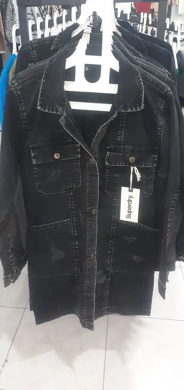 مانتو لی چهار جیب پوشاک دوسین|لباس|میانه, |دیوار