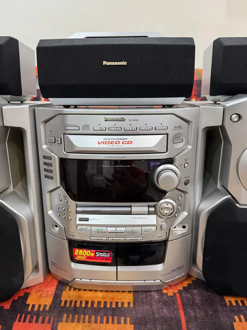 ضبط پاناسونیک ۲۸۰۰ وات اصل|سیستم صوتی خانگی|تهران, علم و صنعت|دیوار