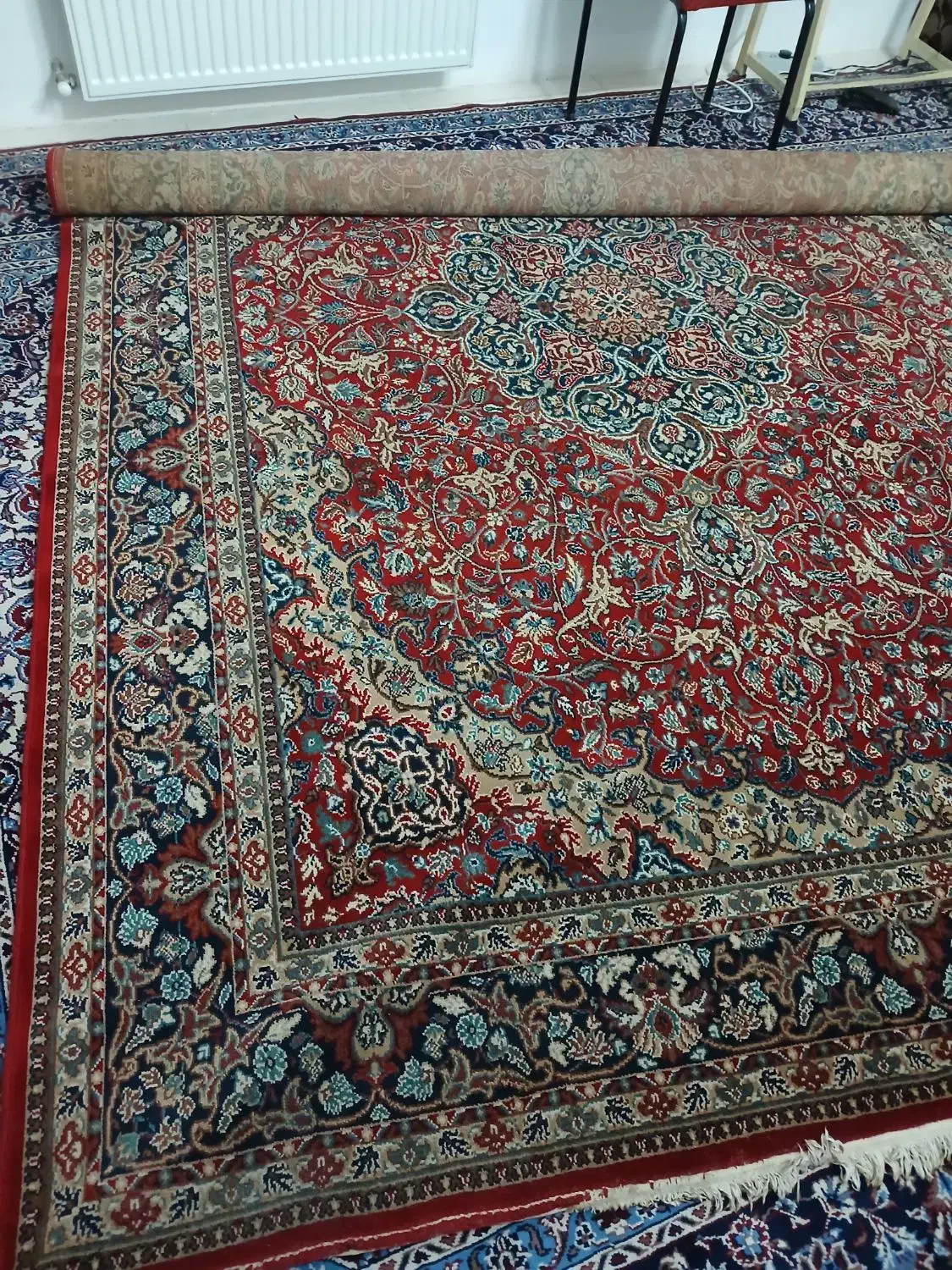 فرش ۹ متری در حد نو|فرش|نیشابور, شهرک اندیشه|دیوار