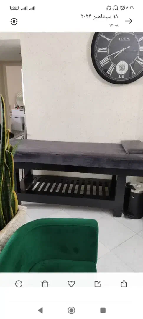 فروش تخت فیشیال و صندلی اصلاح مشتری سالن زیبایی|آرایشگاه و سالن‌های زیبایی|پردیس, فاز ۲|دیوار