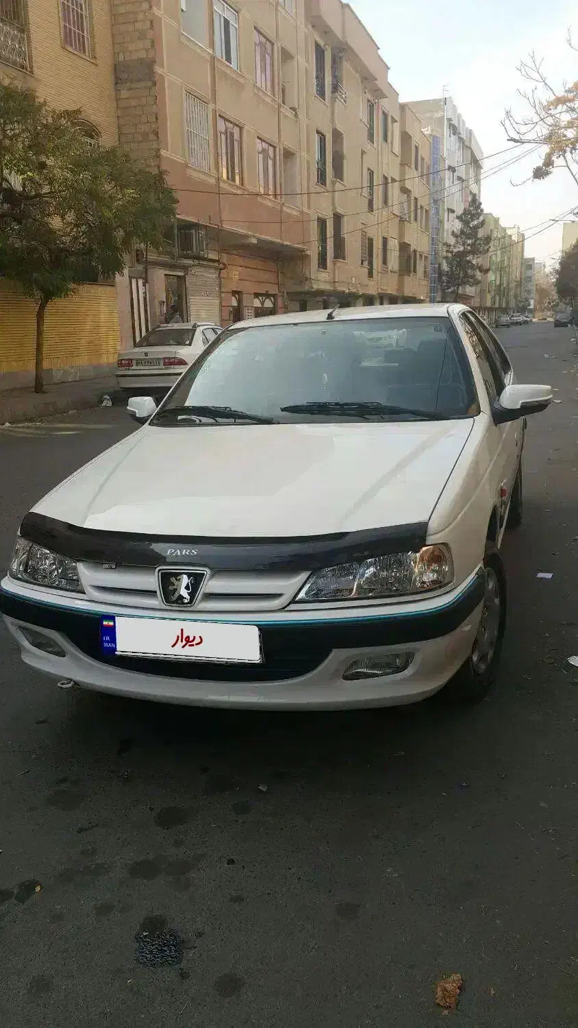 پژو پارس سفید ، تمیز و سالم|خودرو سواری و وانت|ملارد, |دیوار