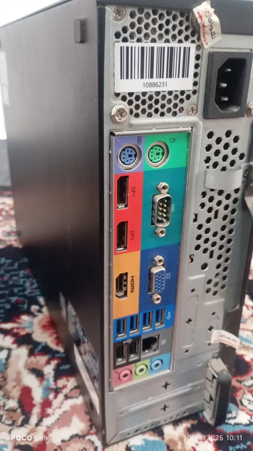 کامپیوتر جمع‌وجور با مانیتور۲۴ اینچ، مناسب هر کاری|رایانه رومیزی|دزفول, |دیوار