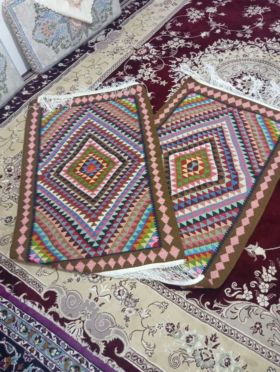 گیلیم|گلیم، جاجیم، گبه|زنجان, |دیوار