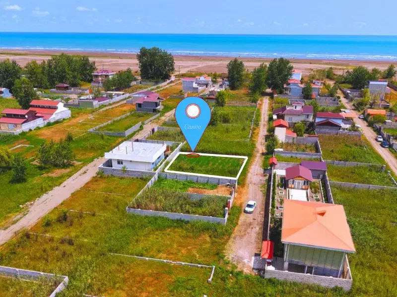 زمین محصور شده ساحلی باقابلیت ساخت 2قدمی ساحل آبی|فروش زمین و ملک کلنگی|رشت, دیانتی|دیوار