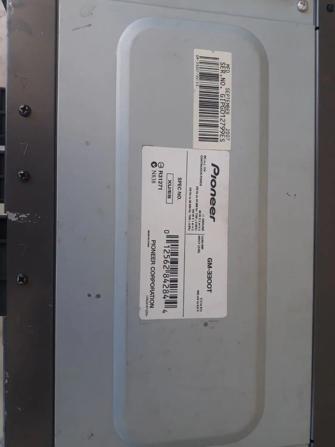 ۲ آمپلی فایر خودرو پاینیر|قطعات یدکی و لوازم جانبی|محمدشهر, عباس آباد|دیوار