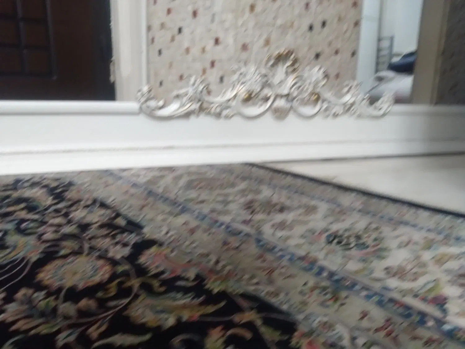 کتیبه آرک سلطنتی سفید طلایی|پرده، رانر، رومیزی|تهران, زاهد گیلانی|دیوار
