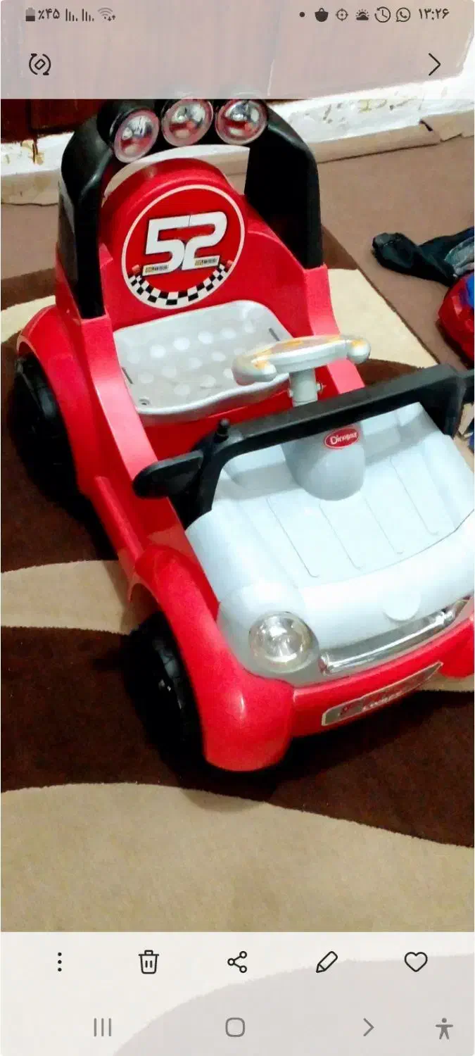 ماشین شارژی سالم فقط باطری وشارژر نداره|اسباب‌بازی بچه|محمدشهر, ولدآباد|دیوار