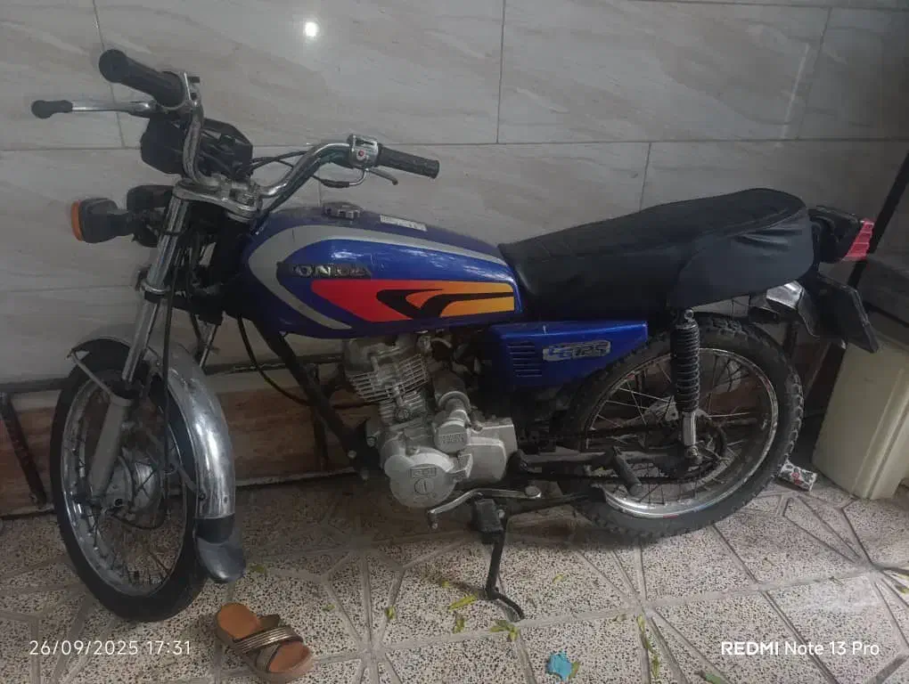 هندا مزایده سالم|موتورسیکلت|باغستان, |دیوار