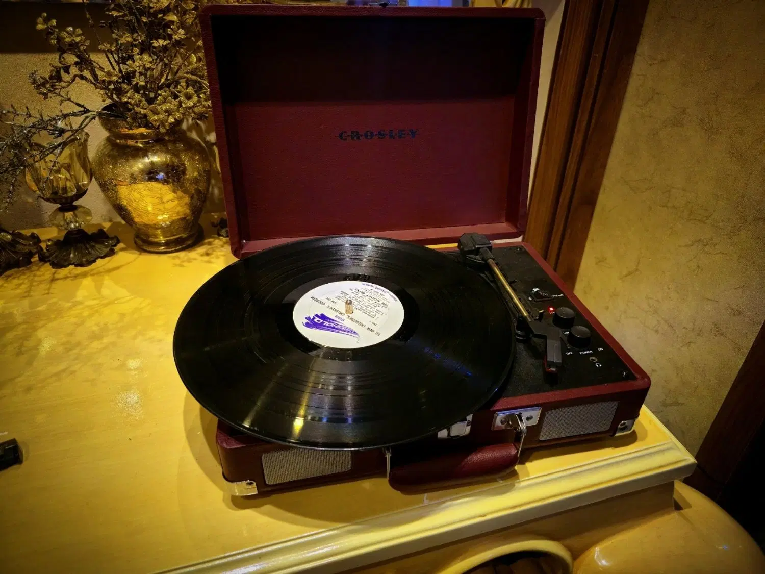 گرامافون Crosley رنگ لیمیتد در حد نو|سیستم صوتی خانگی|تهران, امانیه|دیوار