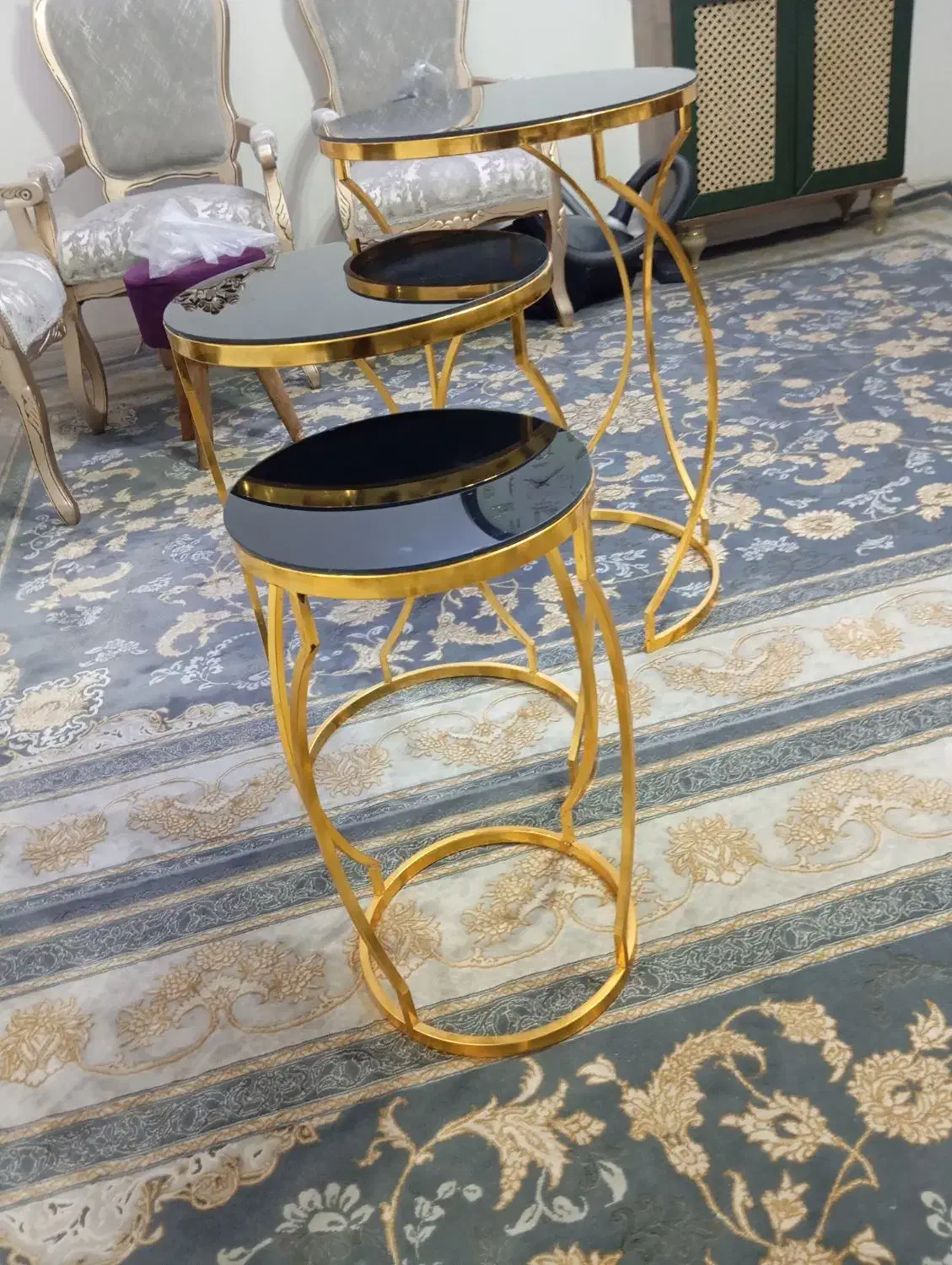 میز گرد سه تایی|مبلمان خانگی و میز عسلی|ورامین, ورامین|دیوار