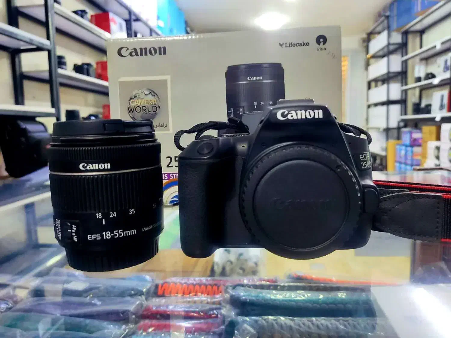 دوربین دیجیتال کانن مدل EOS 250D لنز 55-18 IS STM|دوربین عکاسی و فیلم‌برداری|قم, دورشهر|دیوار