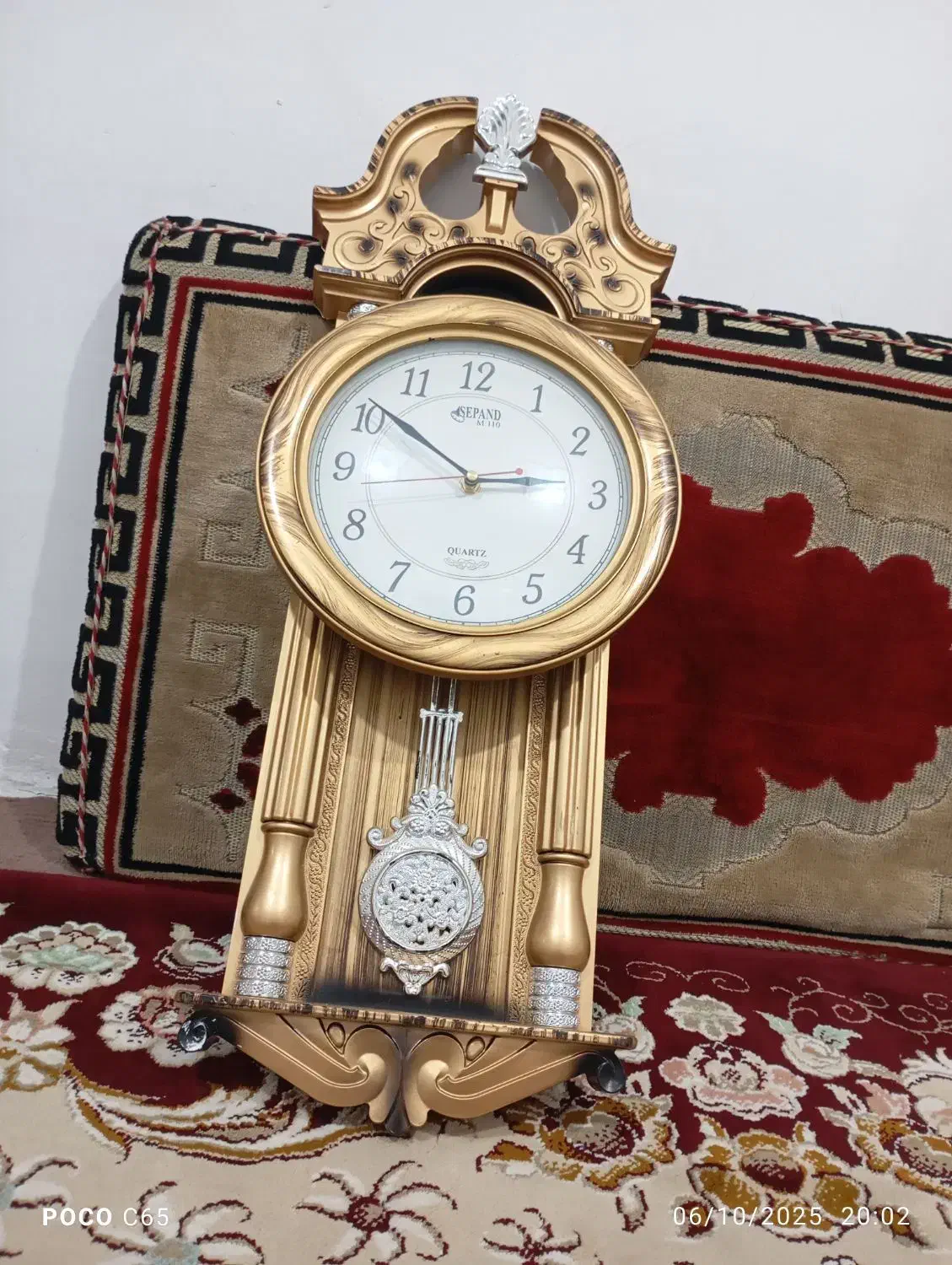 ساعت دیواری|ساعت دیواری و تزئینی|قروه, |دیوار