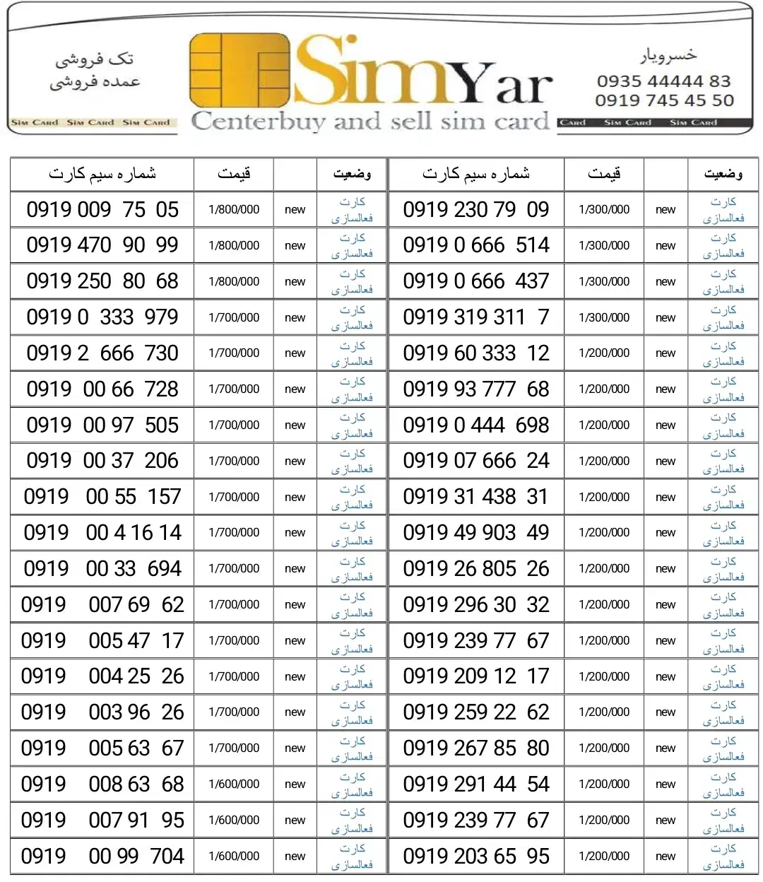 09192235155|سیم‌کارت|تهران, صادقیه|دیوار