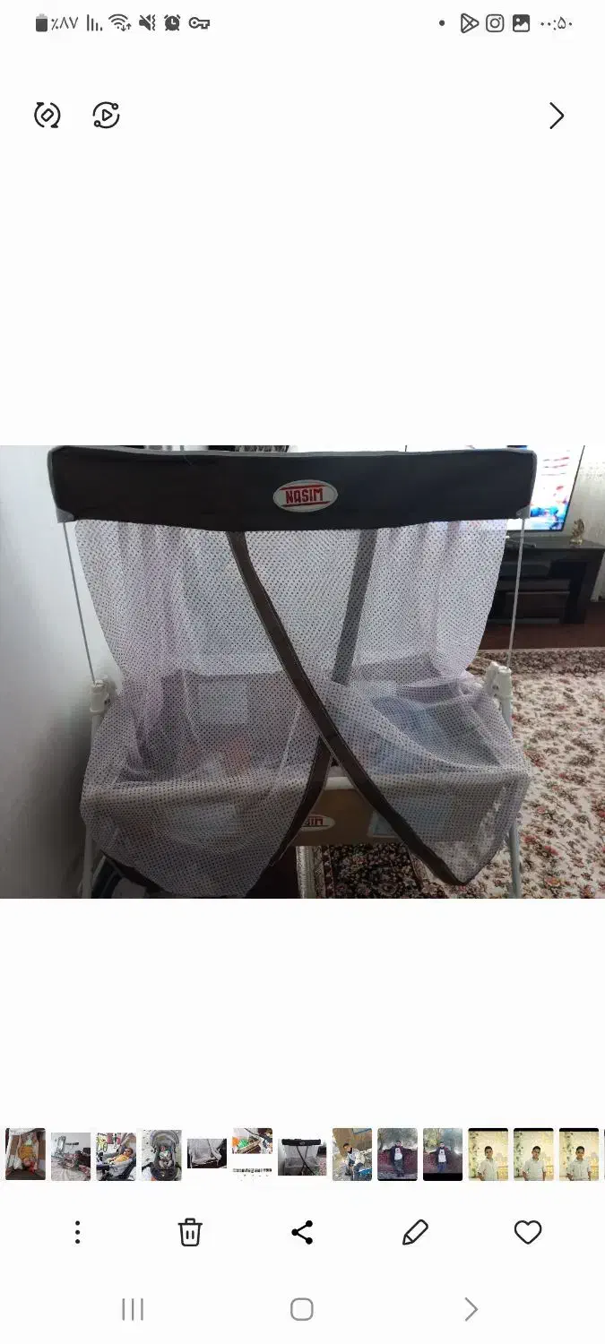 گهواره در حد نو|اسباب و اثاث بچه|مریوان, |دیوار