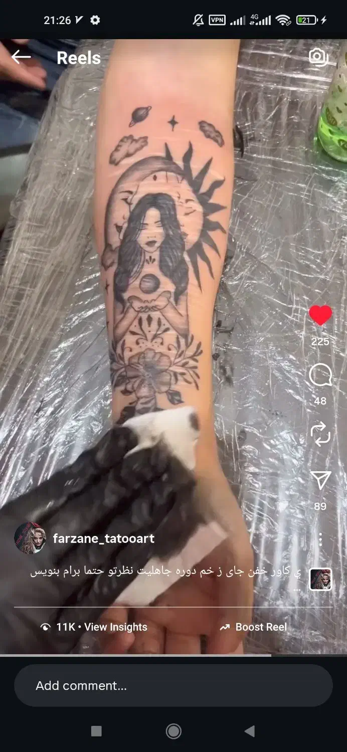 هر تتو بخوایی یه تومن فقط ب مدت ده روز فقط بانوان|خدمات آرایشگری و زیبایی|رباطکریم, نصیرشهر|دیوار