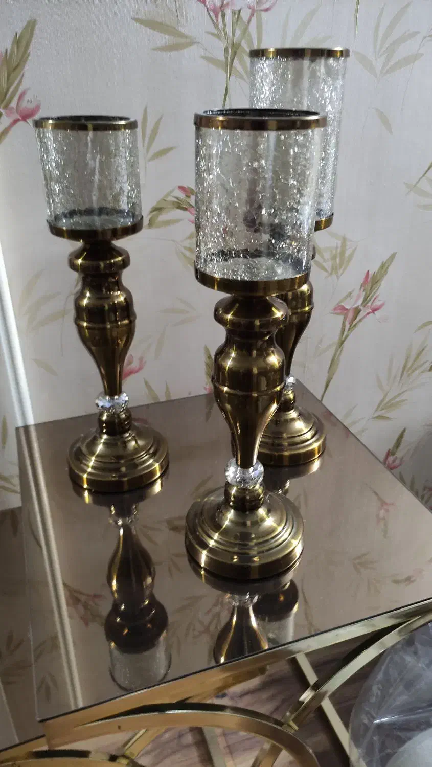 فروش میز سه عددی .ست سه عددی شمعدان و دکور شطرنج|صنایع دستی و سایر لوازم تزئینی|تهران, قصر فیروزه ۱|دیوار