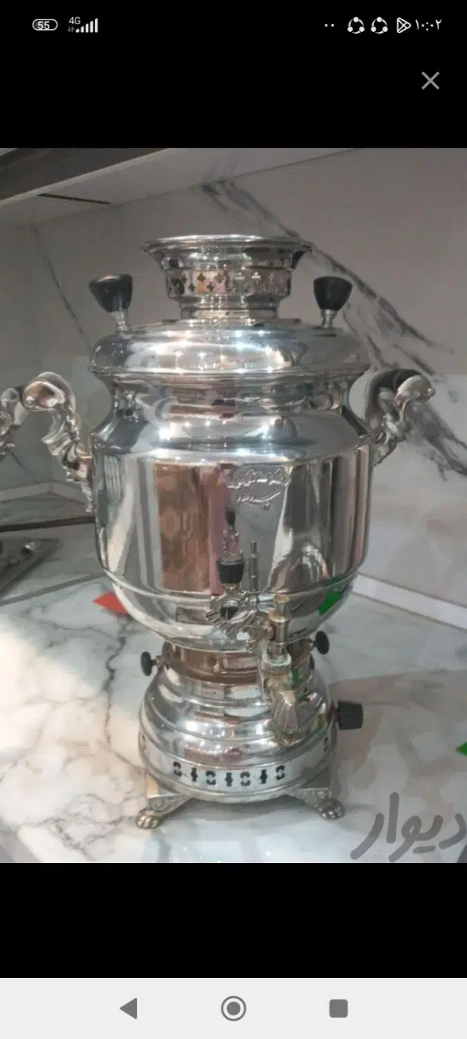 سماور گازی ۶لیتری بدون عیب|سماور، چایساز، قهوهساز|بروجرد, |دیوار