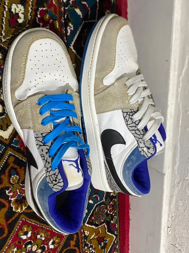 کتونی نایک جردن سفید ابی|کیف، کفش، کمربند|تهران, گلچین|دیوار