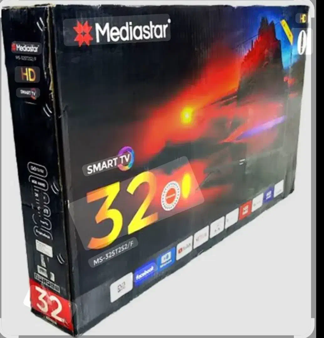 تلویزیون 32اینچ دو گیرنده هوشمند مدیا استار|تلویزیون و پروژکتور|تهران, هرندی|دیوار