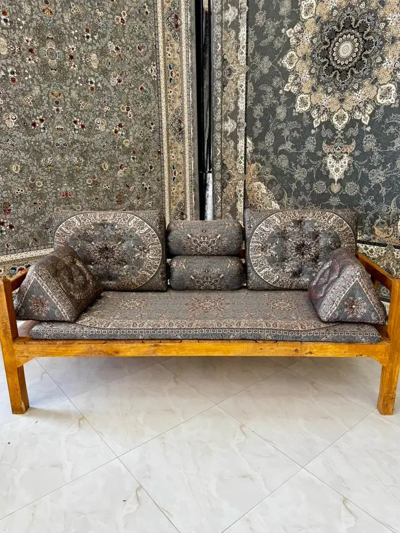 پشتی های شاه نشین 8 تیکه از بهترین متریال .|پشتی|آران و بیدگل, |دیوار