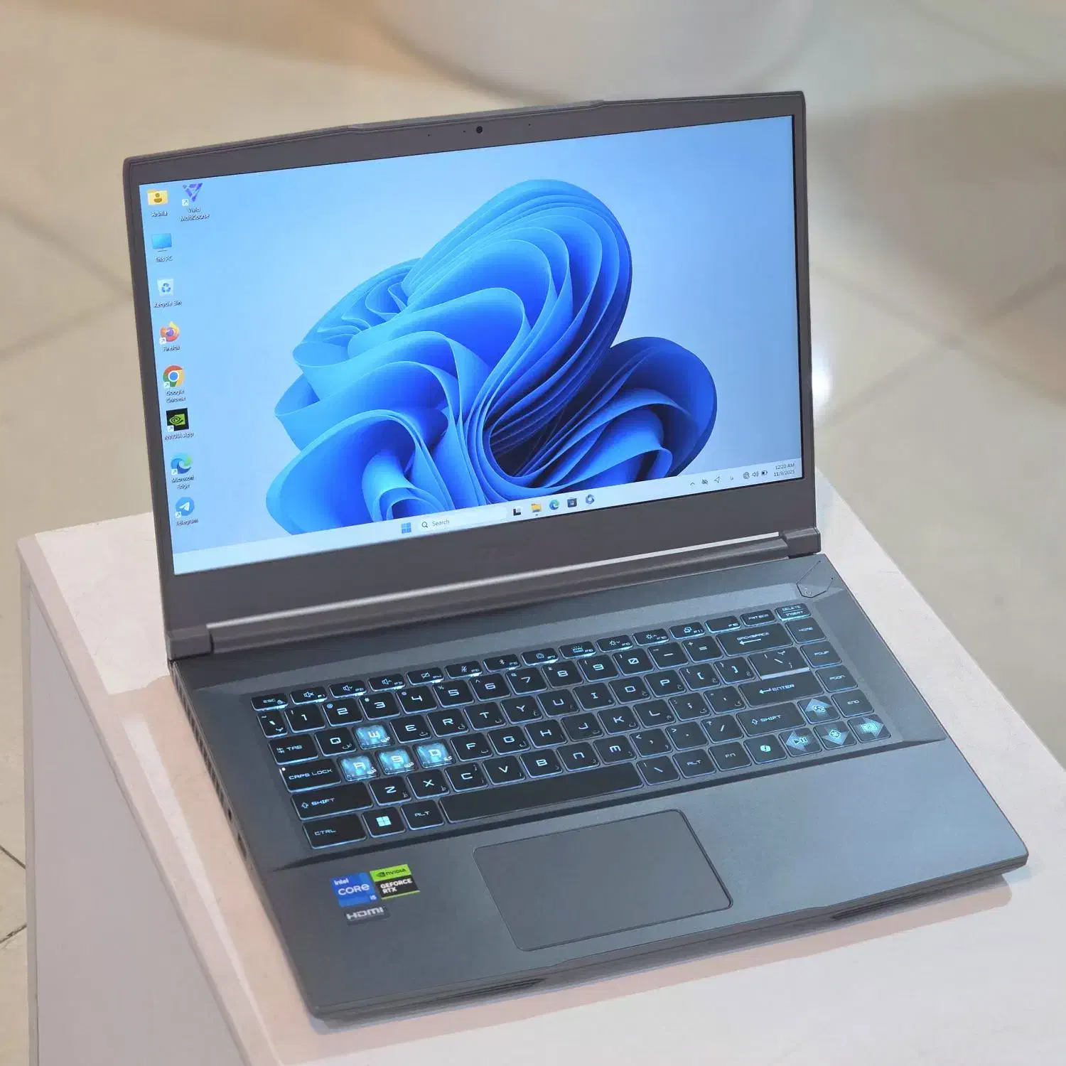 لپتاپ MSI Gaming Thin 15 شیک مهندسی گیمینگ|رایانه همراه|شیراز, ملاصدرا|دیوار