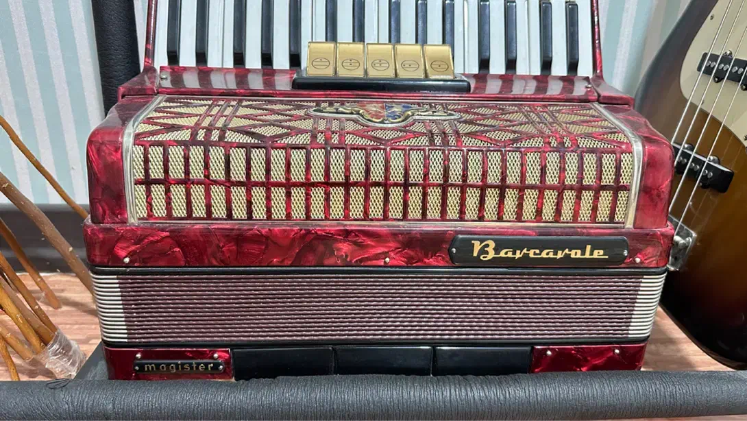 آکاردئون آکوردین بارکارول مشابه آکبند زیرخاکی|پیانو، کیبورد، آکاردئون|هشتگرد, هشتگرد قدیم|دیوار