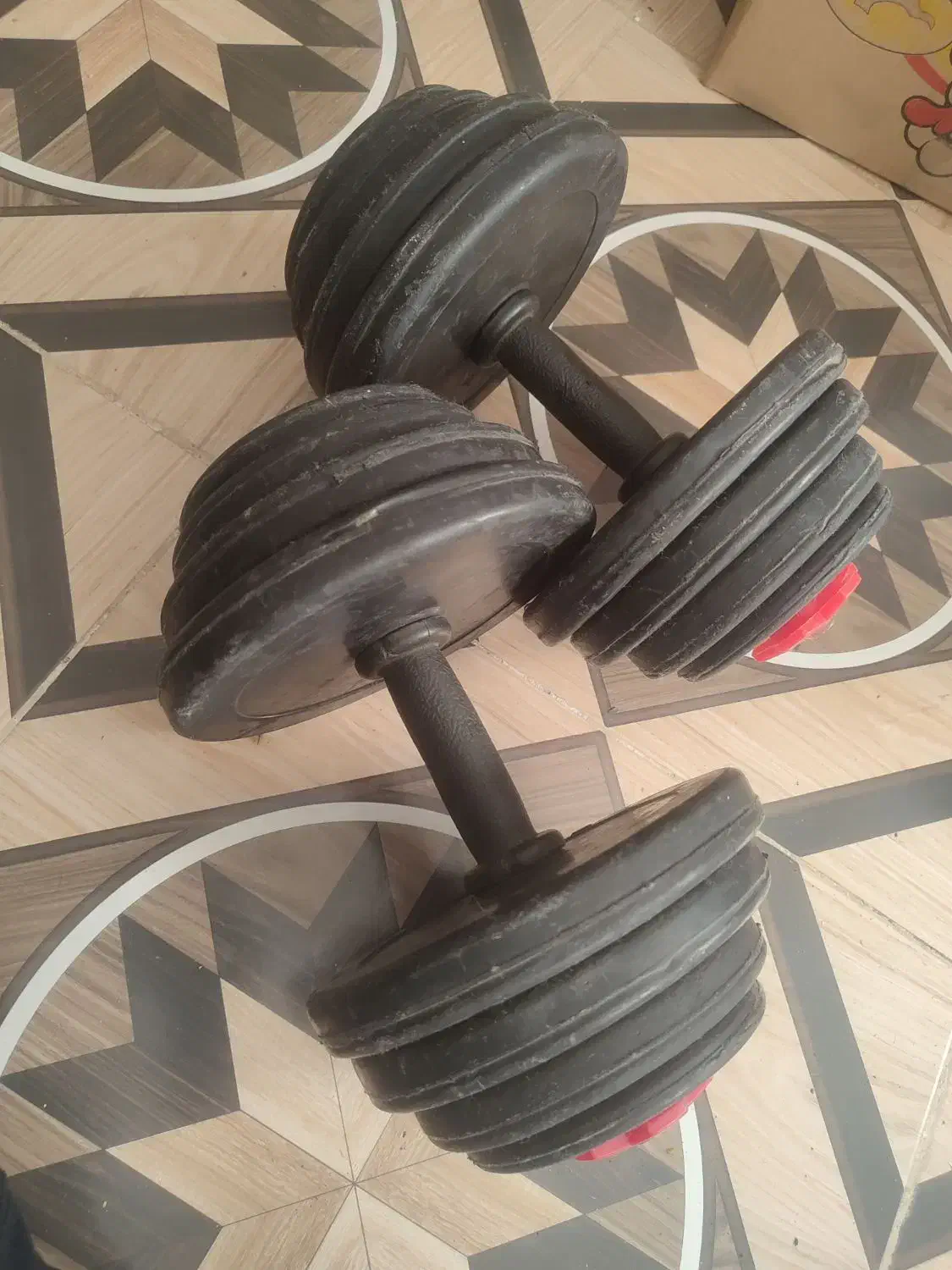 دمبل متغیر ۱۰ کیلویی|تجهیزات ورزشی|مشکیندشت, |دیوار