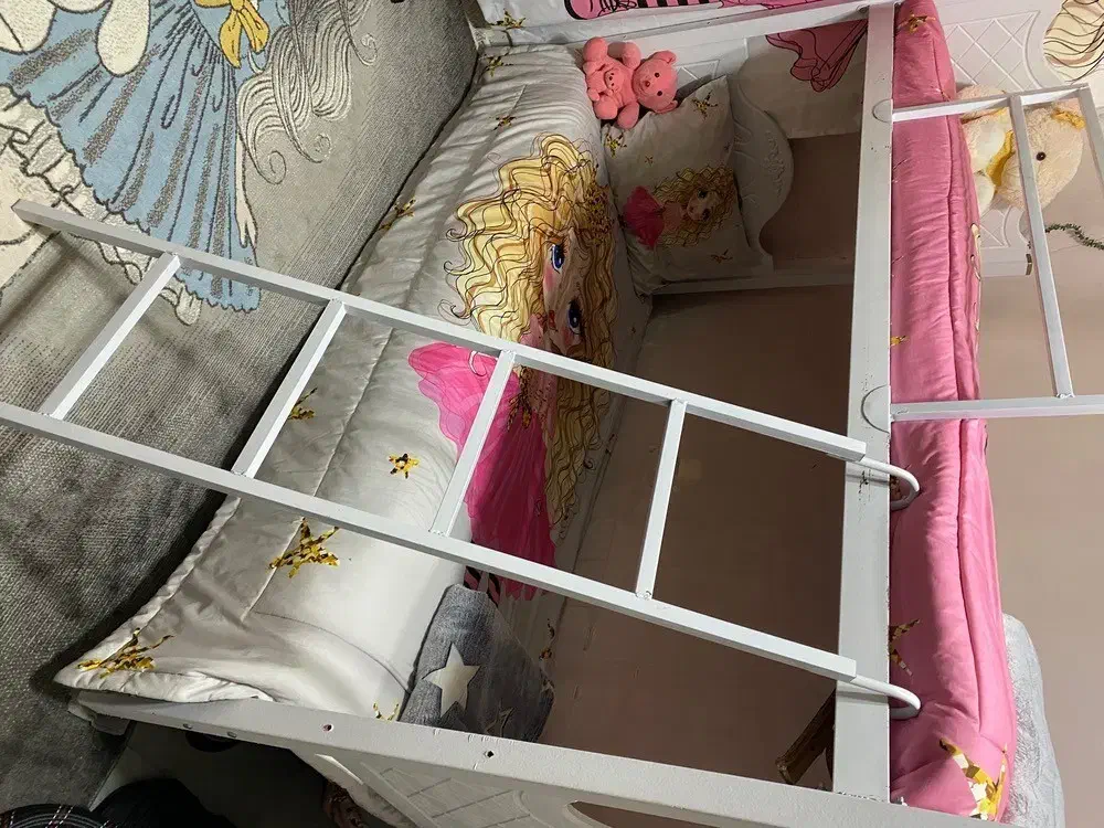 تخت نوجوان 2طبقه|تخت و سرویس خواب|قزوین, |دیوار