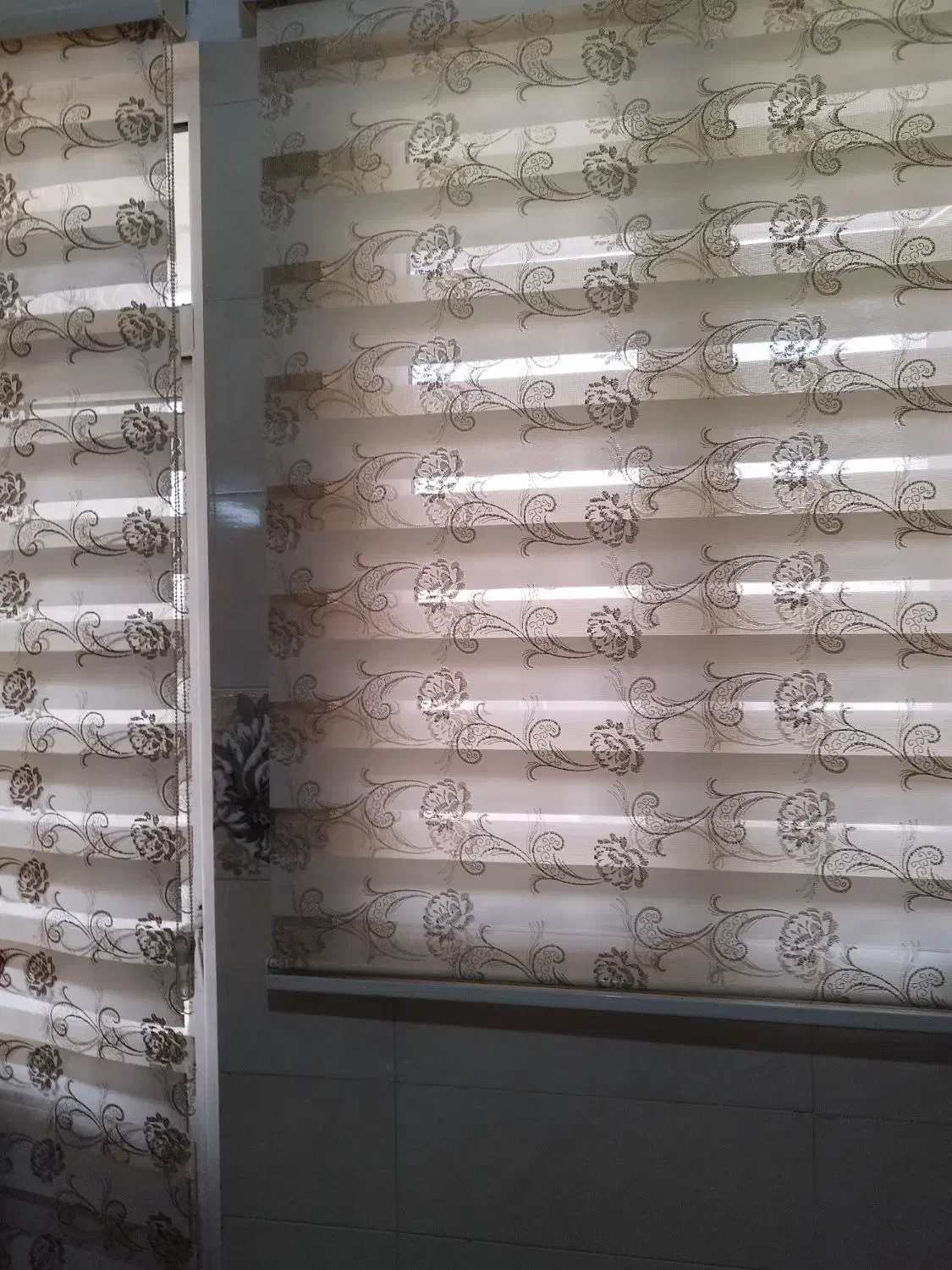 پرده زبرا|پرده، رانر، رومیزی|اسلامشهر, شهرک مفیدی|دیوار