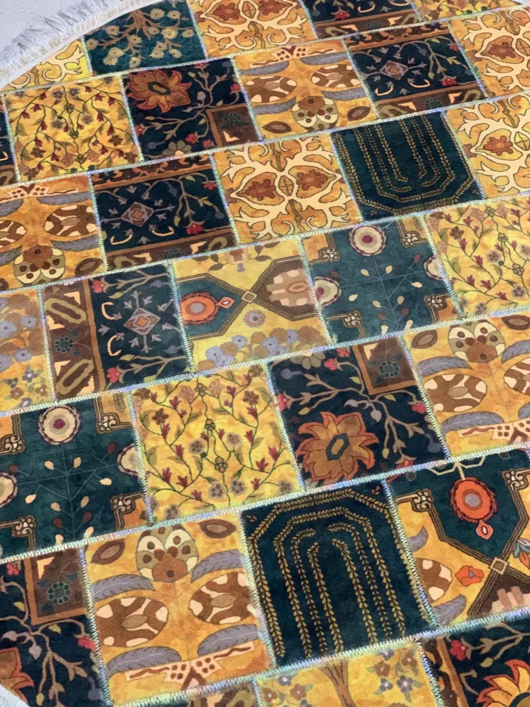 فرش ماشینی دایره ای|فرش|تهران, حکیمیه|دیوار