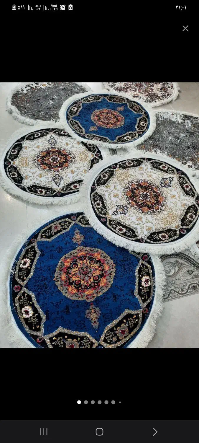 گرد بیضی فرش گرد وبیضی درابعاد واندازه دلخواه شما|فرش|پرند, فاز ۶|دیوار