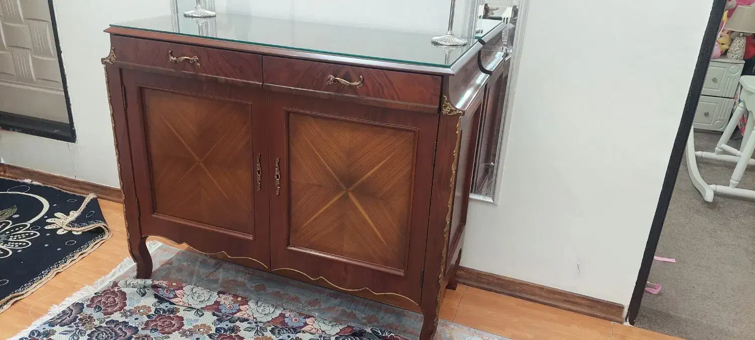 آینه کنسول و میز تی وی|بوفه، ویترین، کنسول|زنجان, |دیوار