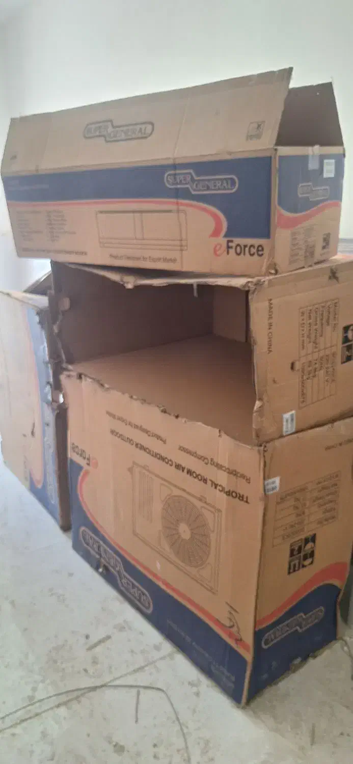 کارتون کولر سوپرجنرال۳۲و۲۴هزار|کولر گازی و فن‌کوئل|برازجان, |دیوار