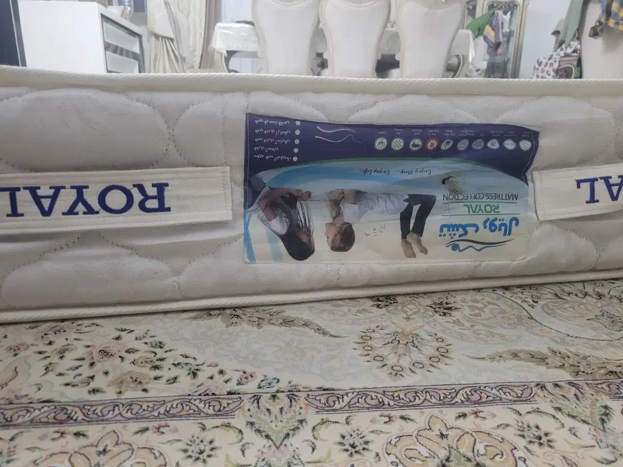 تشک رویال تبی فنری|تشک تختخواب|رشت, منظریه|دیوار