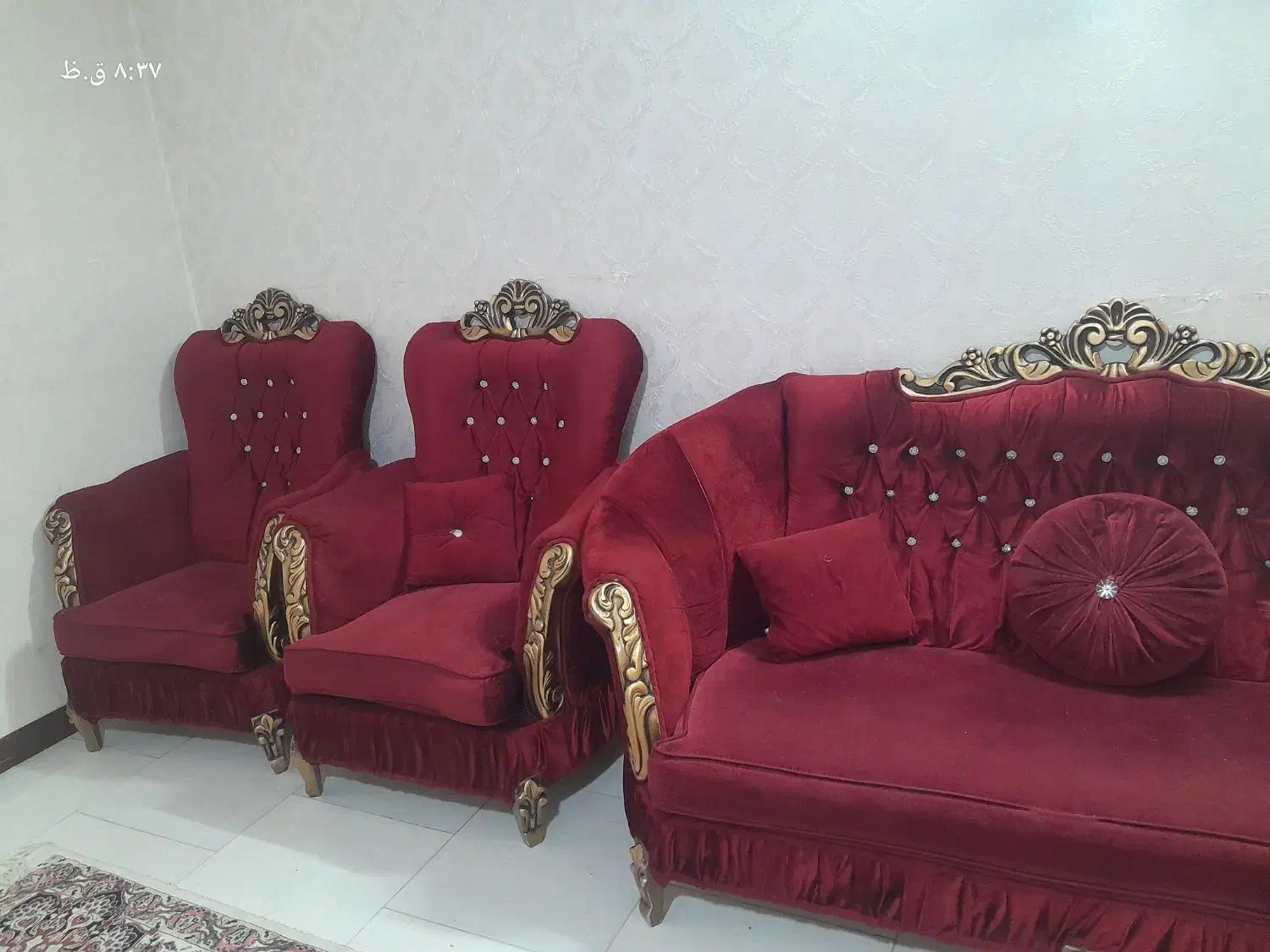 مبلمان ۷ نفره با جلو مبلی|مبلمان خانگی و میز عسلی|مشهد, جانباز|دیوار