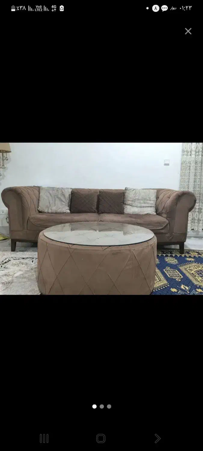 مبل ۷نفره راحتی چستر|مبلمان خانگی و میز عسلی|آستارا, |دیوار