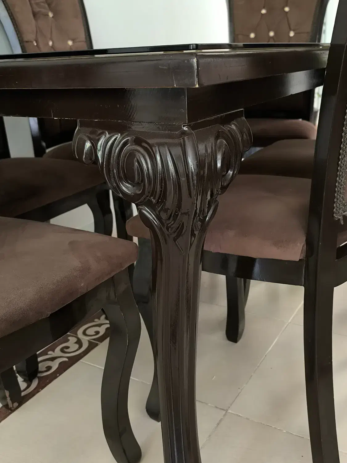 میز نهارخوری 6 نفره|میز و صندلی غذاخوری|بروجرد, |دیوار