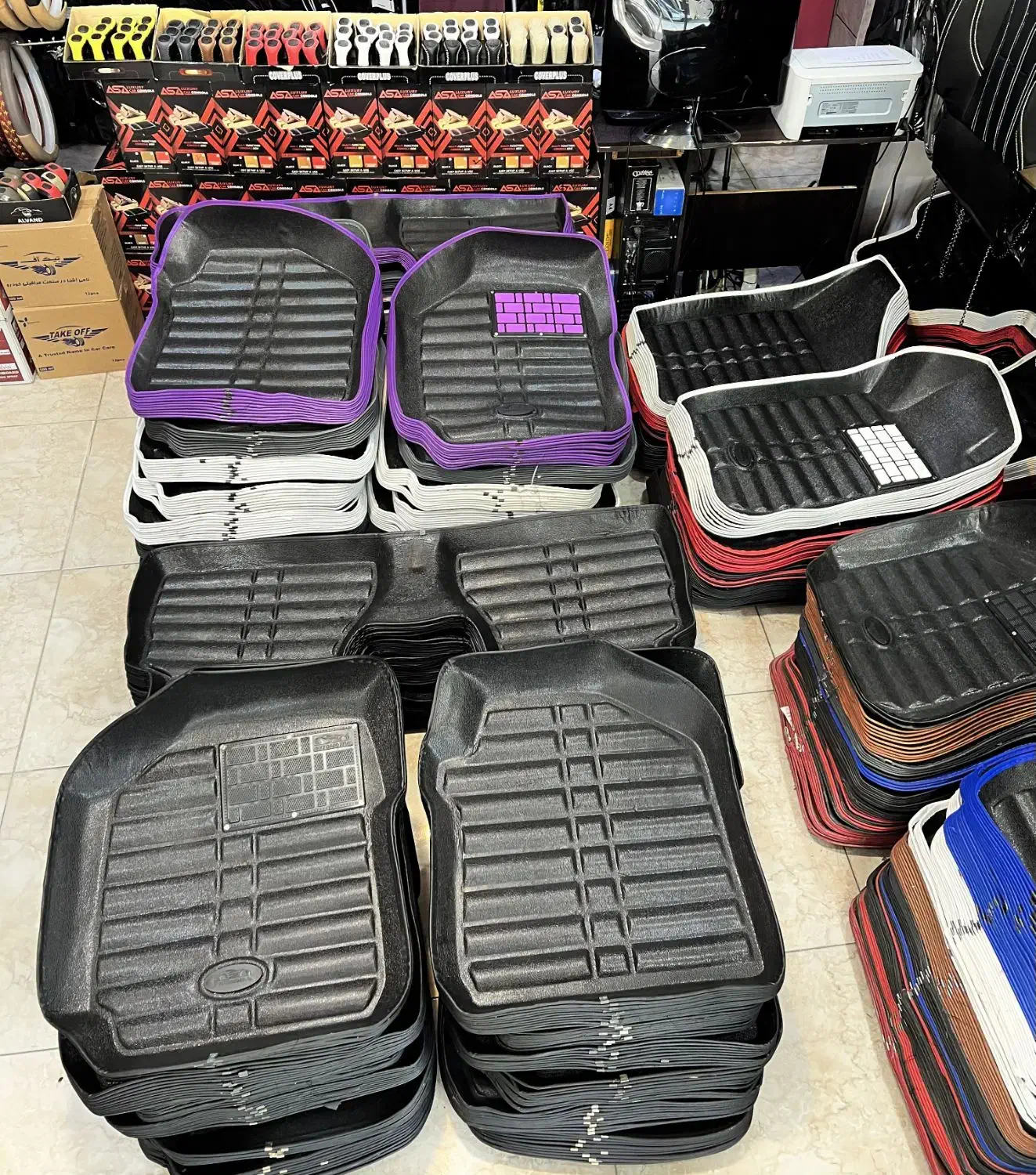 پخش کفپوش سه بعدی،روکش صندلی خودرو های ایرانی|قطعات یدکی و لوازم جانبی|کاشان, لتحر|دیوار