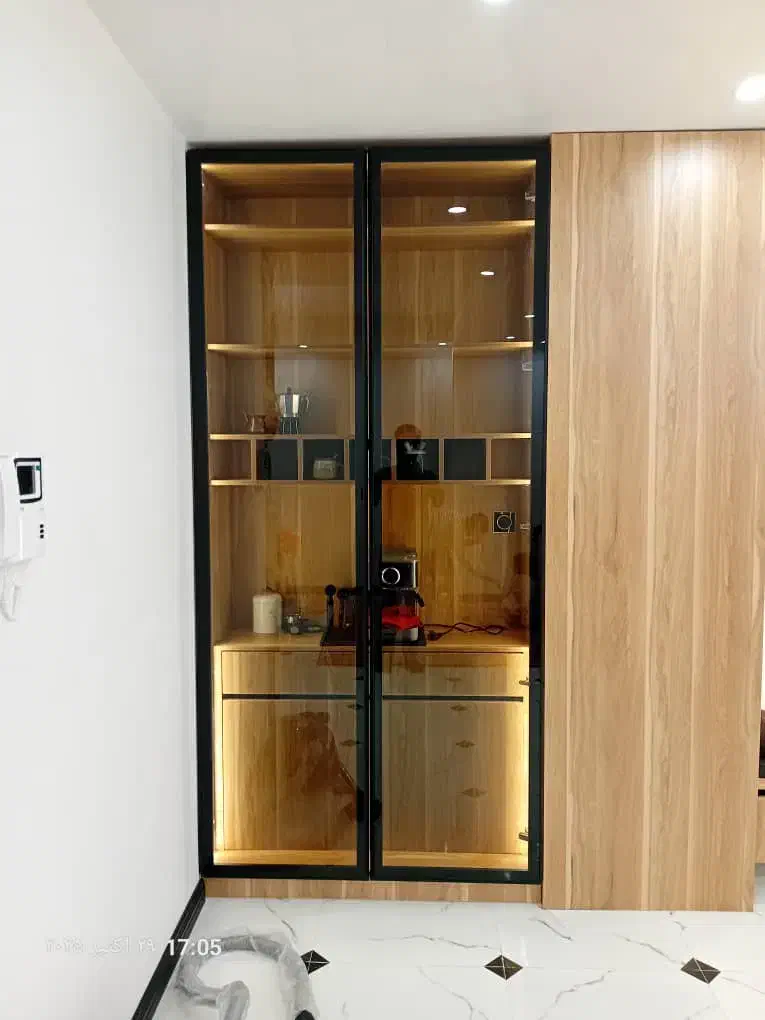 ساخت کمد دیواری تخت کمجا کافه بار تولید سفارشی|جاکفشی، کمد، دراور|تهران, نیلوفر|دیوار