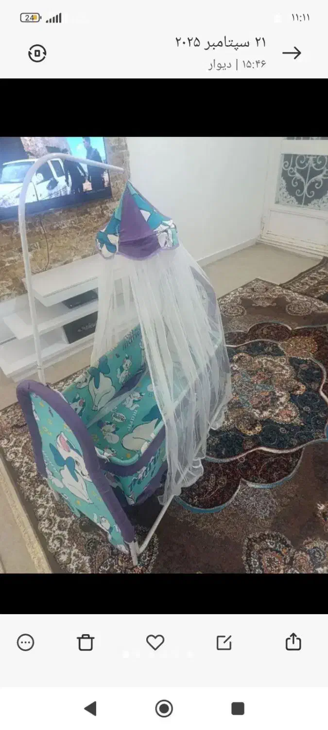 گهواره نوزاد و کریر نوزاد در حد|اسباب و اثاث بچه|ارومیه, |دیوار