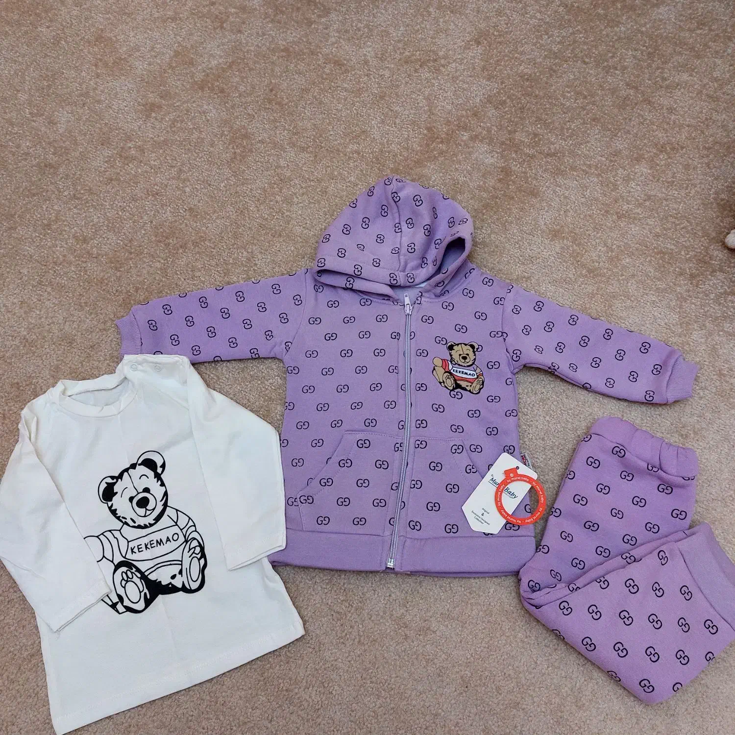 ست سه تیکه مناسب  پاییز و زمستان بچگانه|کفش و لباس بچه|هشتگرد, شهرک فرهنگیان|دیوار